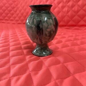 Artisan Charcoal Ceramic Vase